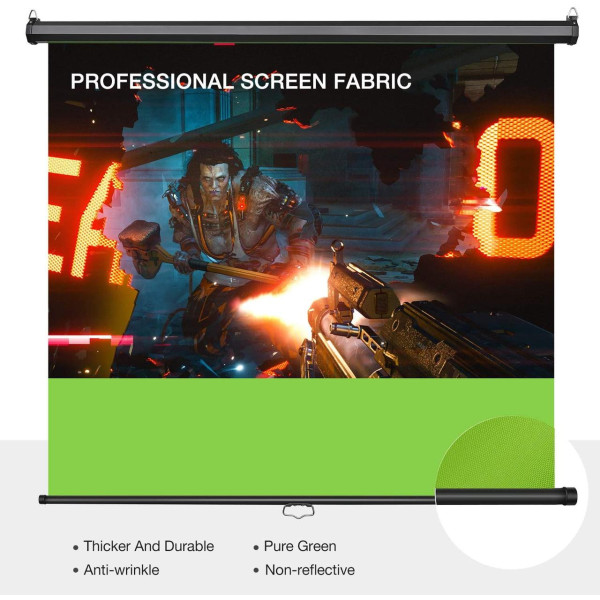 Фон ролет Visico RB-1820 Chroma Key Screen зелений (1,8x2м)