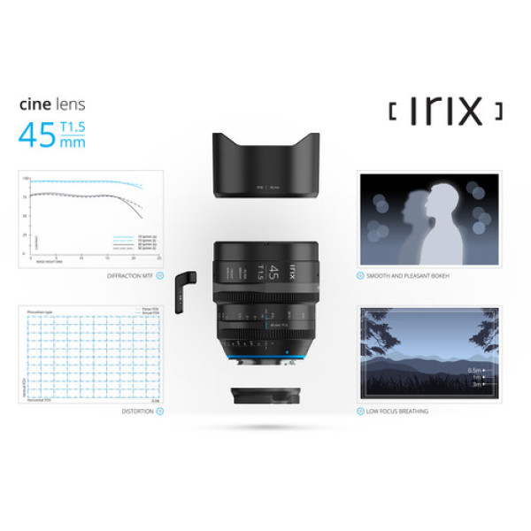 Объектив IRIX Cine Lens 45mm With MFT Mount And Metric Focusing Scale (Meters)