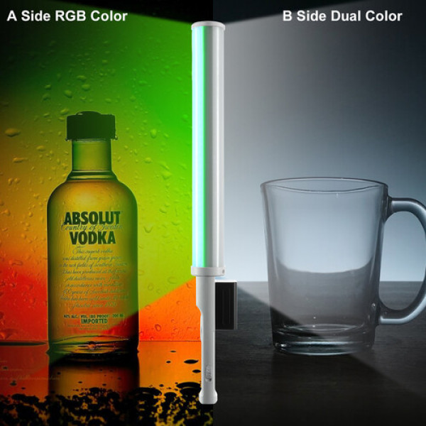 Двухцветная светодиодная лампа для видеосъемки GVM RGB