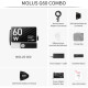 Двоколірний кишеньковий моноблок Zhiyun MOLUS G60 COB (комбінований комплект)