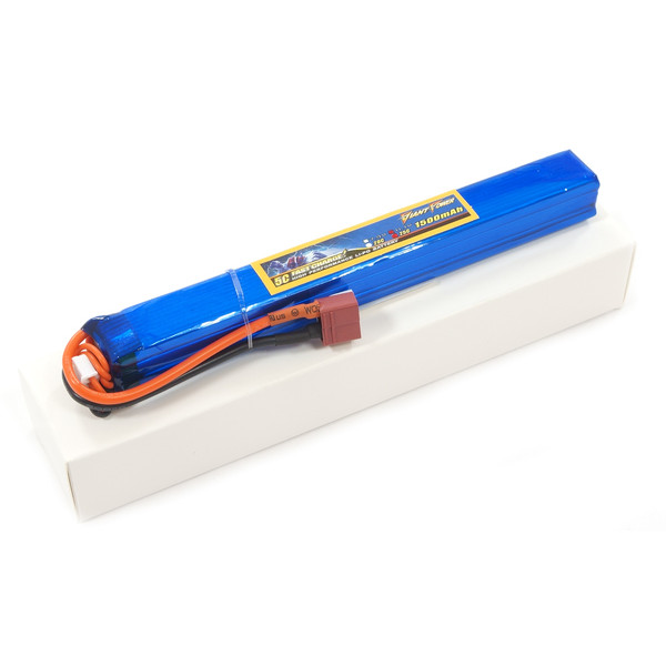 Акумулятор для страйкболу Giant Power (Dinogy) Li-Pol 1500 мАч 11.1 В 167x19x20 мм T-Plug 25C