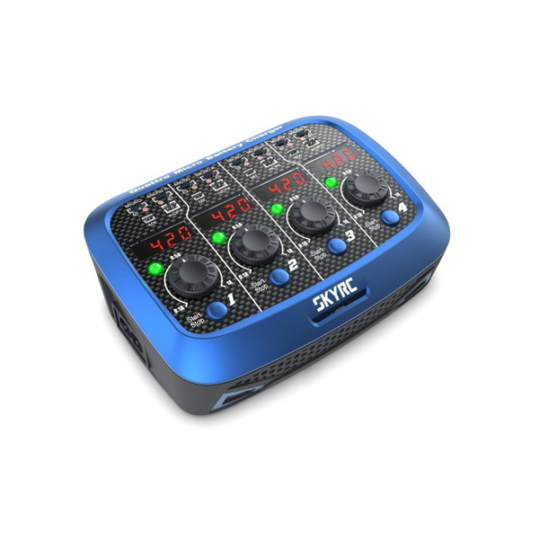 Зарядное устройство SkyRC Quattro Micro с/БП кватро для 1S Li-Pol аккумуляторов (SK-100079)