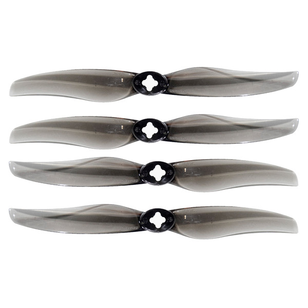 Пропелери GemFan Long Range 5126-2 2мм+M5 полікарбонат 2CCW+2CW (Clear Gray)