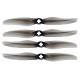 Пропелери GemFan Long Range 5126-2 2мм+M5 полікарбонат 2CCW+2CW (Clear Gray)
