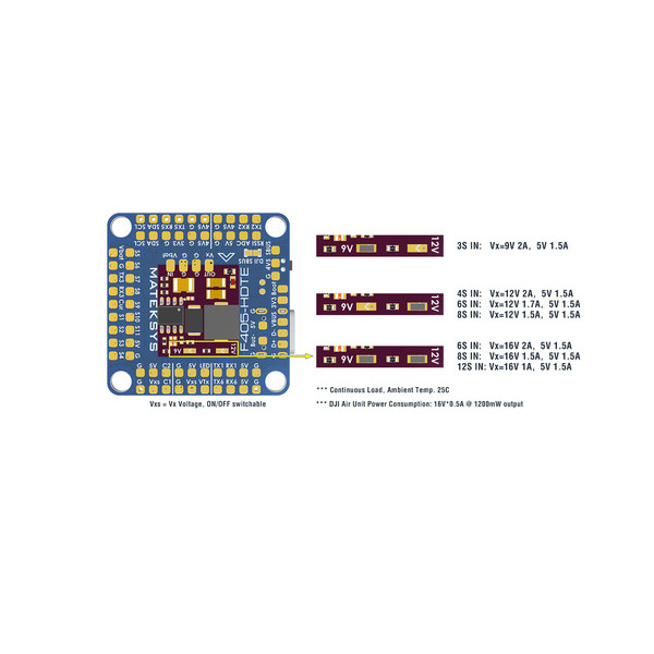 Полетный контроллер Matek F405-HDTE