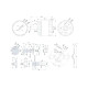 Мотор T-Motor AT4120 KV500 1700W 75A 6S для самолетов