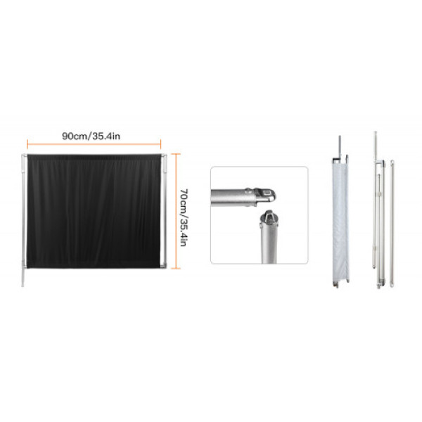 Прапор для фотостудії E-Image Collapsible Flag Panel F06-36 (70х90cm)