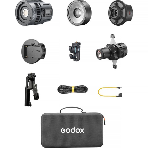 Світло Godox Litemons RS60R RGB LED Monolight with Projection Attachment Kit (RS60R 1K)