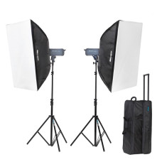 Оборудование для фотостудии (Набор студийного света) Mircopro EX-600S софтбоксы 