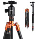 Алюминиевый штатив с моноподом K&F Concept KF-TM2534 ORANGE (KF09.026)