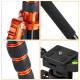 Алюминиевый штатив с моноподом K&F Concept KF-TM2534 ORANGE (KF09.026)