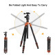 Алюминиевый штатив с моноподом K&F Concept KF-TM2534 ORANGE (KF09.026)