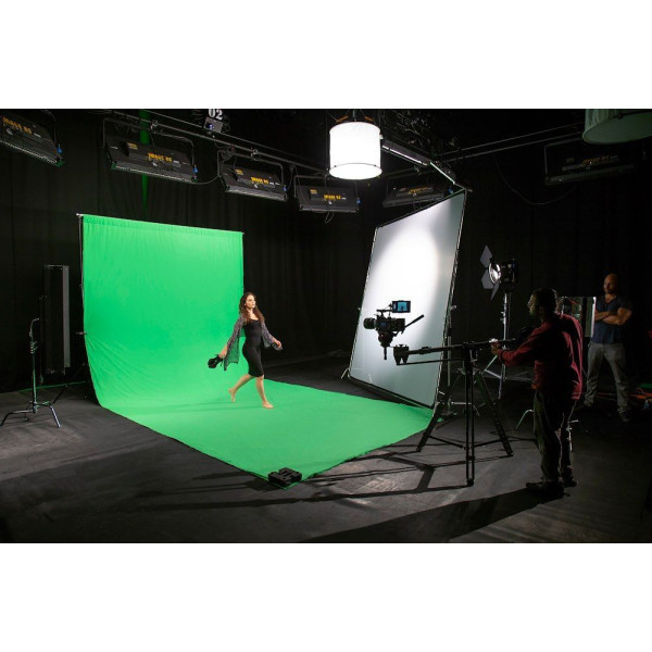 Фон тканевый LASTOLITE LL LC5881 Chromakey Хромакей Curtain 3x7m Green