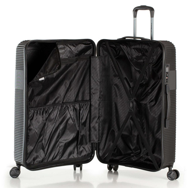 Чемодан Swissbrand Cairo (M) Чорний (SWB_LHCAI001M)