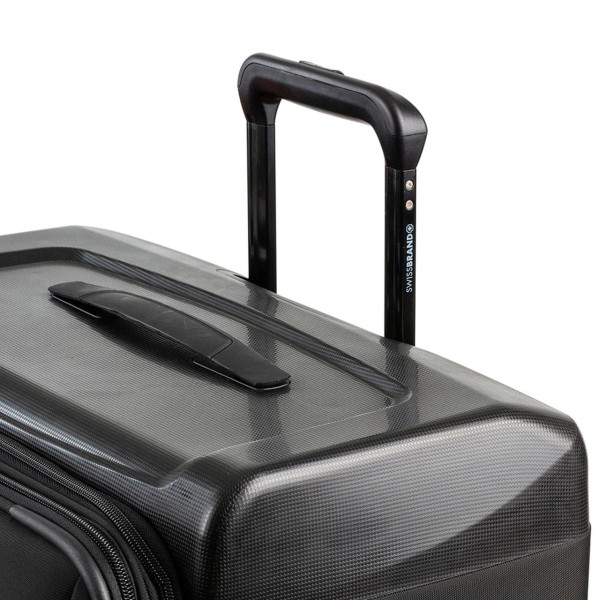Чемодан Swissbrand Perth (L) Black (SWB_LYPER001L)