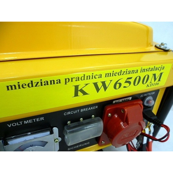 Генератор Kraft&Dele KD106 KW6500M 2.8 kVA 12/230/380V Бензин