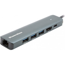 USB-хаб Blueendless USB Type-C - HDMI, LAN, 3x USB 3.0 Type-A, USB Type-C PD100W (CA913909)