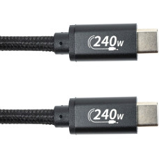 Кабель San Guan USB Type-C - USB Type-C PD 240W 3 м Чорний (CA914128)