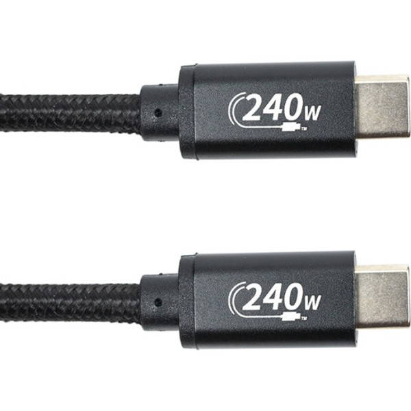 Кабель San Guan USB Type-C - USB Type-C PD 240W 3 м Чорний (CA914128)