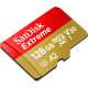 Карта пам'яті microSDXC (UHS-1 U3) SanDisk Extreme для мобільних ігор A2 128 ГБ класу 10 V30 (R190 МБ/с, W90 МБ/с)