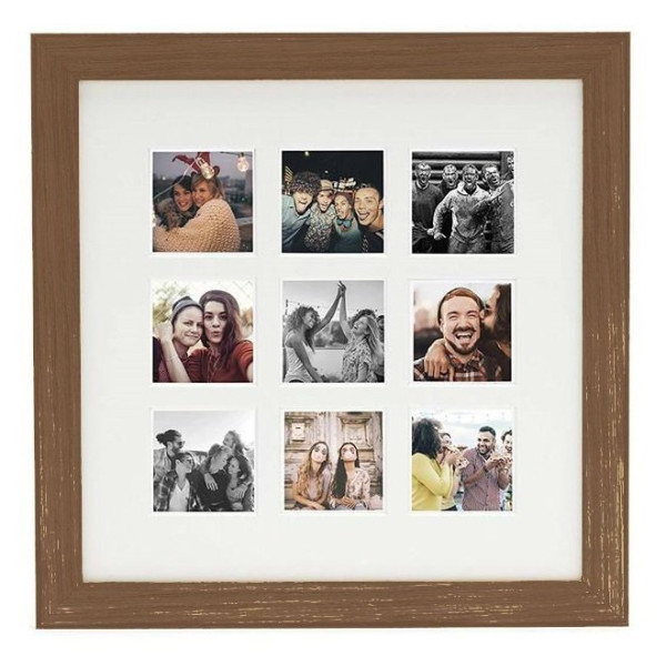Фоторамка Fujifilm INSTAX 9 MOUNT SQUARE FRAME Dark Oak (70100139147)