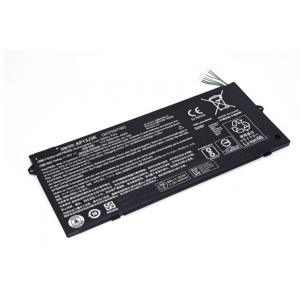 Аккумулятор для ноутбуков ACER Chromebook C720 (AP13J3K) 11.25V 45Wh (original)