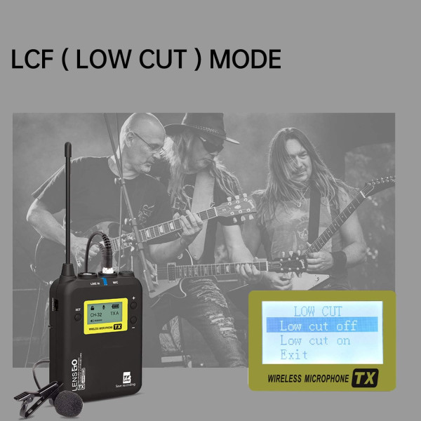 Беспроводная петличная микрофонная система LENSGO LWM-328C Single