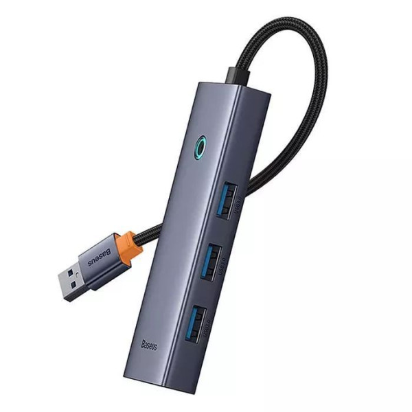 USB-хаб Baseus UltraJoy Серія 4-портовий Space Grey (USBA на USB 3.0 × 4)
