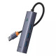 USB-хаб Baseus UltraJoy Серія 4-портовий Space Grey (USBA на USB 3.0 × 4)