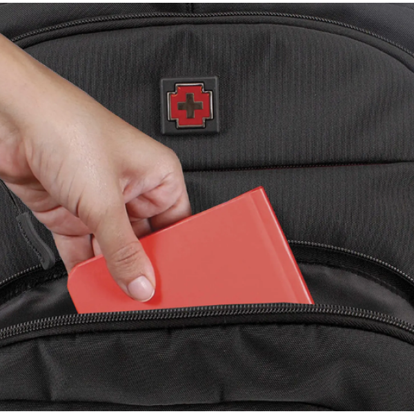 Міський рюкзак Swissbrand Warsaw 27 чорний (SWB_TSBLWAR001U)