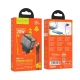 Сетевое зарядное устройство с кабелем HOCO N34 Dazzling dual-port PD20W+QC3.0 charger set (Type-C to Type-C) Transparent Black