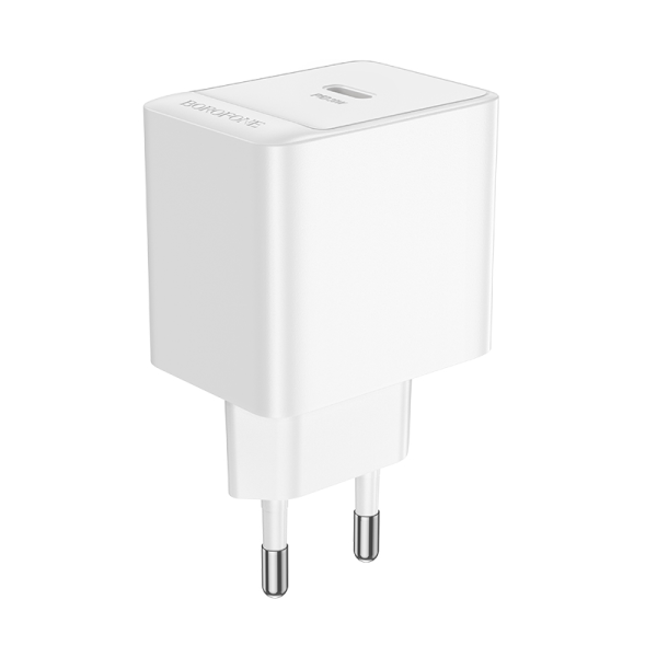Сетевое зарядное устройство BOROFONE BAS13A Erudite single port PD20W charger (EU) White