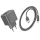 Сетевое зарядное устройство с кабелем HOCO CS11A Ocean single port charger set (Type-C) Black