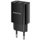 Сетевое зарядное устройство BOROFONE BA53A Powerway dual port charger 10.5W Black