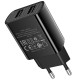 Сетевое зарядное устройство BOROFONE BA53A Powerway dual port charger 10.5W Black