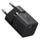 Мережевий зарядний пристрій Baseus GaN5 Fast Charger (міні) 1C 25W ЄС кластер чорний