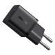 Мережевий зарядний пристрій Baseus GaN5 Fast Charger (міні) 1C 25W ЄС кластер чорний