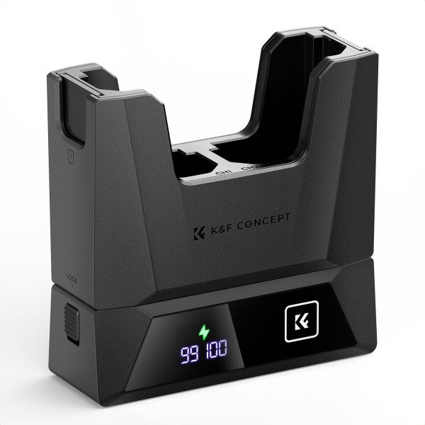 Двухканальная зарядка K&F Concept USB-C 18W для аккумуляторов Sony NP-FZ100 (KF28.0058)