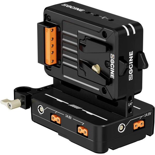 Батарейная площадка ZGCINE 2x V Mount Hot-Swap Plate USB-C Lemo DC D-TAP BP (VM-HS2)