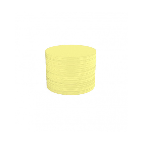 Карточки модерации круглые 100 желтые Magnetoplan Round Yellow Set (111151602)
