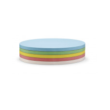 Карточки-самоклейки овальные 190x110 разноцветные Magnetoplan Oval Assorted Set (111151990)