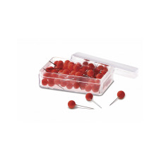 Булавки-бусины 19 красные Magnetoplan Pins Ball Red Set (111165006)