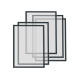 Рамки магнитные A4 черные Magnetofix Frame Black Set (1130312)