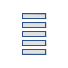 Рамки заголовков магнитные A5/A4 синие Magnetofix Frame TOPSIGN Blue Set (1131703)