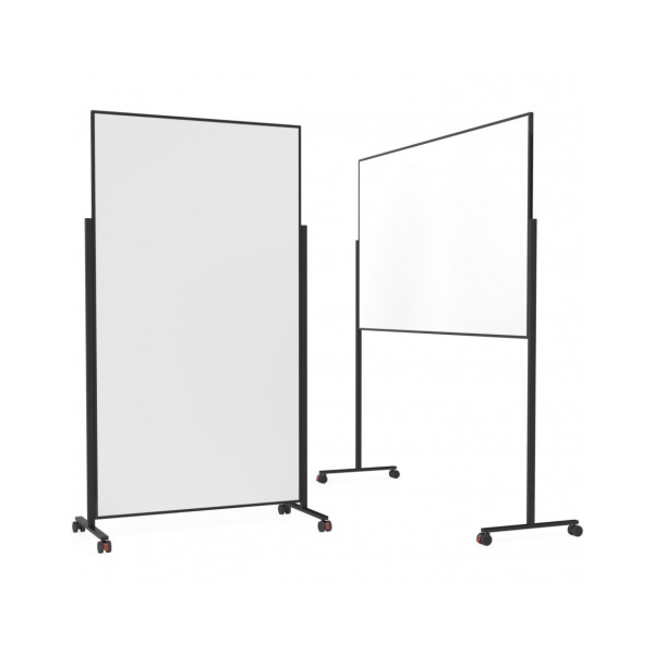 Доска магнитно-маркерная мобильная 1000x1800, каркас черный Magnetoplan Design-Whiteboard Vario Mobile BlackEdition (1181200)