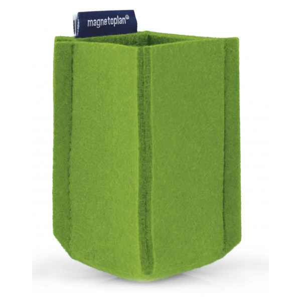 Держатель маркеров магнитный малый из PET-войлока зеленый Magnetoplan magnetoTray SMALL Green (1227605)