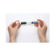 Маркеры универсальные заправляемые Magnetoplan Refillable Marker Black Set (1228512)