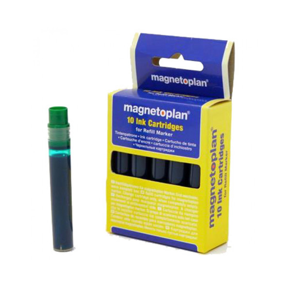 Маркеры универсальные заправляемые Magnetoplan Refillable Marker Black Set (1228512)
