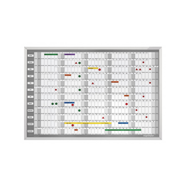 Безперервний планувальник року 920x625 Magnetoplan Year Planner Manager (12365S)