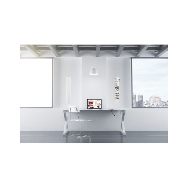 Доска стеклянная магнитно-маркерная 100x600 белая Magnetoplan Glassboard-White (13400000)